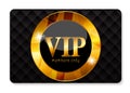 VIP Members Card Vector Illustration Royalty Free Stock Photo