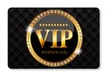 VIP Members Card Vector Illustration Royalty Free Stock Photo