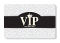 VIP Members Card Vector Illustration