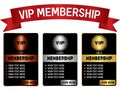 VIP membership club packages Royalty Free Stock Photo