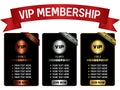 VIP membership club packages Royalty Free Stock Photo