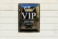 First class reserved parking. VIP Very Important People special parking space. Royalty Free Stock Photo