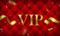 VIP poker Luxury vip invitation with confetti Celebration party