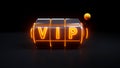Vip Slot Machine Gambling Concept, Casino VIP Slot Machine - 3D Illustration Royalty Free Stock Photo