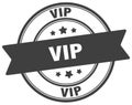 vip stamp. vip label on transparent background. round sign Royalty Free Stock Photo