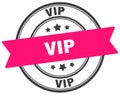 vip stamp. vip label on transparent background. round sign Royalty Free Stock Photo