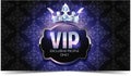 VIP card. Silver background. Premium quality. Crown Royalty Free Stock Photo