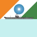 Viraat aircraft carrier Royalty Free Stock Photo