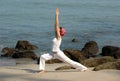 Virabhadrasana Royalty Free Stock Photo