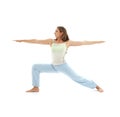 Virabhadrasana warrior pose #4