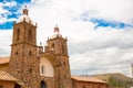 Viracocha Temple, Cusco region, Peru (Ruin of Temple of Wiracocha) at Chacha Royalty Free Stock Photo