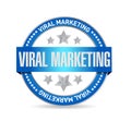 viral marketing seal sign concept illustration