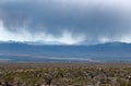 Virga over the Black Mountains in Arizona Royalty Free Stock Photo