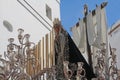 Virgen de la Soledad, Easter in Cadiz. Royalty Free Stock Photo