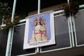 Virgen de los Desamparados in Valencia (Spain) on a balcony