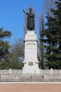 Virgilio monument, mantua, italy