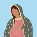 our lady of guadalupe empress of america Royalty Free Stock Photo