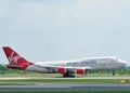 Virgin Atlantic Boeing 747 Royalty Free Stock Photo