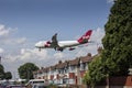 Virgin Atlantic Plane Landing over houses