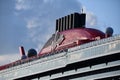 Virgin Atlantic`s newest cruise ship, Scarlet Lady, docked in New York City