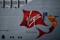 Virgin Atlantic`s newest cruise ship, Scarlet Lady, docked in New York City