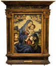 Virgin and Child with Saint John the Baptist Royalty Free Stock Photo