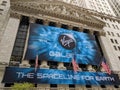 Virgin Galactic IPO at the New York Stock Exchange. Royalty Free Stock Photo