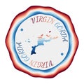 Virgin Gorda badge.