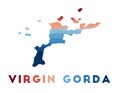 Virgin Gorda map.