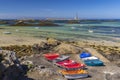 Virgin Island Lighthouse (Phare de Lile Vierge), Plouguerneau, Finistere, Brittany, France Royalty Free Stock Photo