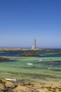 Virgin Island Lighthouse (Phare de Lile Vierge), Plouguerneau, Finistere, Brittany, France Royalty Free Stock Photo