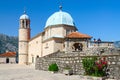 Virgin Island on Reef (Island of Our Lady of Rocks), Montenegro Royalty Free Stock Photo