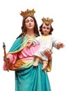 Virgin with jesus statue