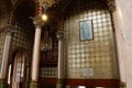 Virgin Maria and organ church in cathedral, Leon, Guanajuato. Royalty Free Stock Photo