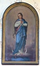 Virgin Mary, altarpiece in the church of the Saint Maximilian in Posavski Bregi, Croatia