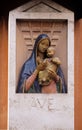 Virgin Mary with baby Jesus Royalty Free Stock Photo