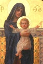 Virgin Mary with baby Jesus Royalty Free Stock Photo