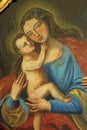 Virgin Mary with baby Jesus Royalty Free Stock Photo
