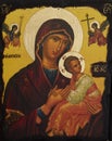 Virgin Mary and baby Jesus Christ Royalty Free Stock Photo