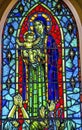 Virgin Mary Baby Jesus Stained Glass Hallgrimskirkja Church Reykjavik Iceland