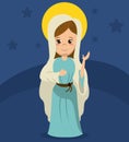 Virgin mary catholicism spirit image