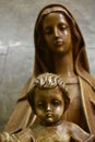 The Virgin Mary and the child Jesus Christ. Heritage of Croatian Dominicans. Royalty Free Stock Photo