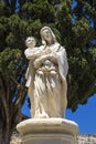 Virgin Mary and Child Statue in Mellieha