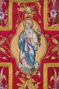 Virgin Mary, detail of church vestment, church of Saint Matthew in Stitar, Croatia