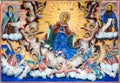 Virgin Mary Fresco Royalty Free Stock Photo