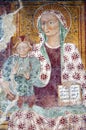 Virgin Mary fresco painting, Monastero di Berbenno