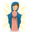 Virgin mary holiness divine image