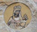 Virgin Mary icon in Cividale, Italy Royalty Free Stock Photo