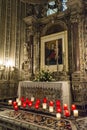 Virgin Mary icon inside Monreale cathedral at Sicily