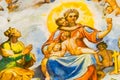 Virgin Mary Jesus Vasari Fresco Dome Duomo Cathedral Florence It Royalty Free Stock Photo